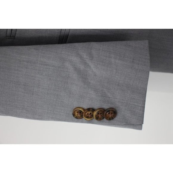 NWT indochino mens 38-40 Made to measure wool sport coat gray two button vented - Picture 2 of 13